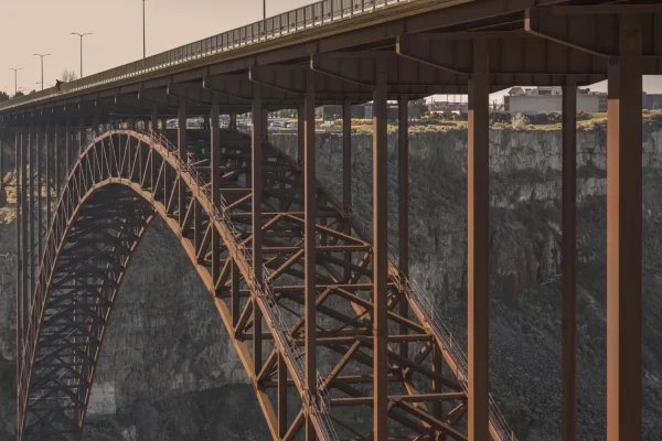Scaffolding for bridge construction