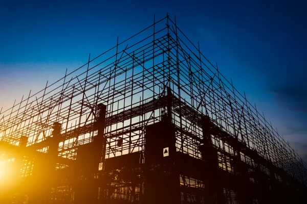 Scaffolding for shipbuilding